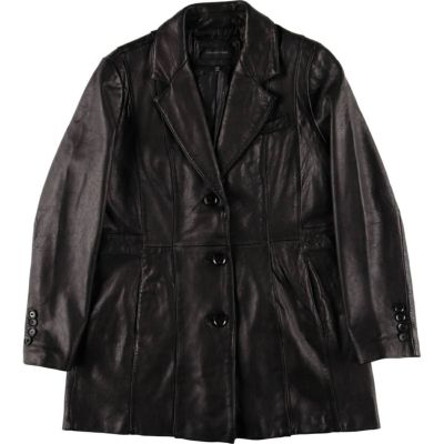 U-1GAP フード付きレザージャケット XS 00s OLD GAP オールドギャップ