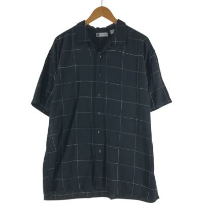 90s ペンドルトン シルク ボックスシルエット 半袖シャツ 総柄