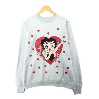 古着 90年代 TULTEX BETTY BOOP ベティブープ キャラクタースウェット