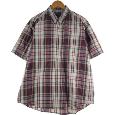 古着 00年代 ペンドルトン PENDLETON 半袖 ボタンダウン チェックシャツ メンズXL相当 /eaa537632 【中古】 【250412】