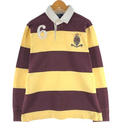 Ralph Lauren - 90s ポロ ラルフローレン ボーダー 長袖 ラガー