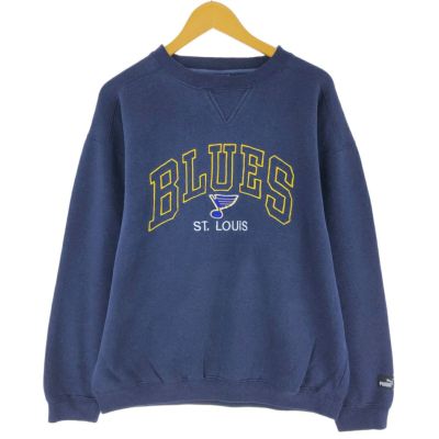 プーマ】インディアンススウェット MLB 90s ネイビー 2XL p