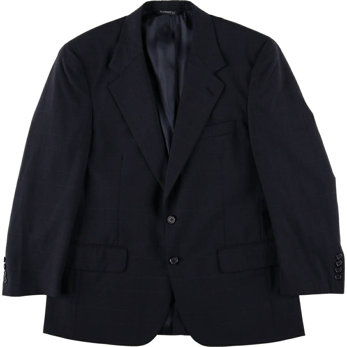 古着 バーバリー Burberrys チェック柄 ウールテーラードジャケット  