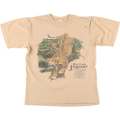 古着 90年代 ADVANCE TEE'S レオパード柄 ヒョウ柄アニマルT