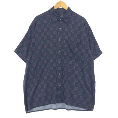 古着 AE 半袖 レーシングシャツ USA製 メンズM /eaa446259 【中古