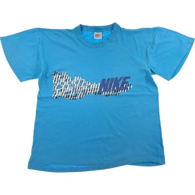 古着 90年代 ナイキ NIKE 銀タグ ハーフジップ 半袖 サイクリング
