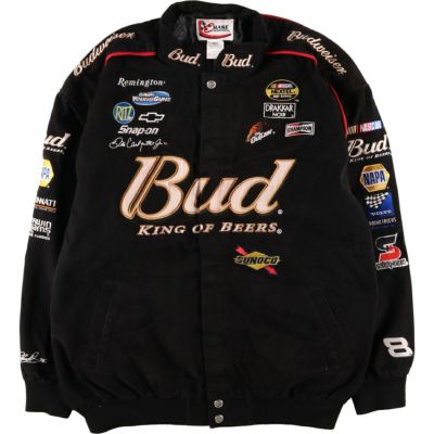 古着 CHASE BUDWEISER バドワイザー レーシングジャケット メンズM