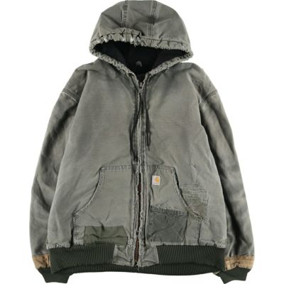 古着 カーハート Carhartt アクティブジャケット ダックフルジップ