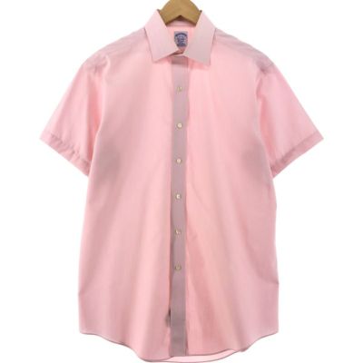 古着 ブルックスブラザーズ Brooks Brothers Est.1818 半袖 コットンシャツ メンズM相当 /eaa536286 【中古】 【250413】