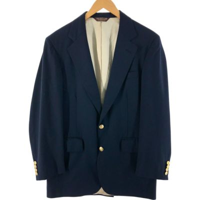 古着 ジバンシィ Givenchy MONSIEUR 紺ブレザー テーラードジャケット