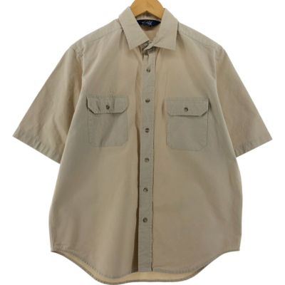 古着 80年代 ウールリッチ Woolrich 半袖シャツ メンズM相当 /eaa536279 【中古】 【250413】