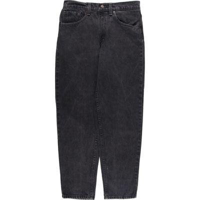 古着 90年代 リーバイス Levis 551 RELAXED FIT TAPERED LEG ブラック