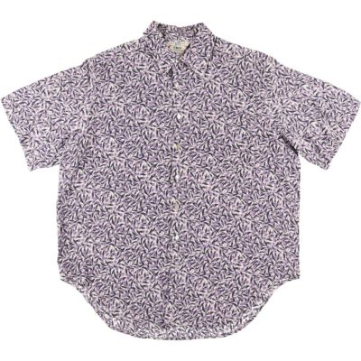 古着 ORVIS 総柄 半袖 シルクシャツ メンズL /eaa441174 【中古】 【240428】 【SS2409_30%】