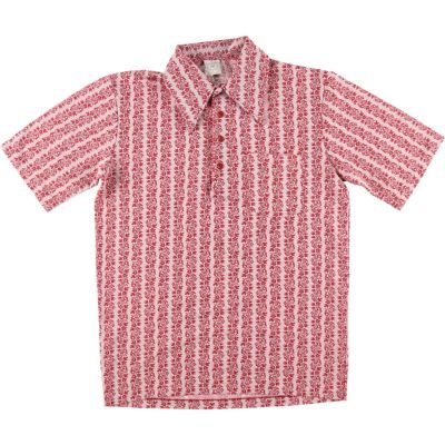 古着 ~90年代 タウンクラフト TOWN CRAFT 総柄 半袖シャツ USA製