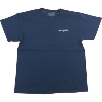 古着 コロンビア Columbia 魚柄 バックプリント 半袖 プリントTシャツ メンズL相当 /eaa536136 【中古】 【250414】