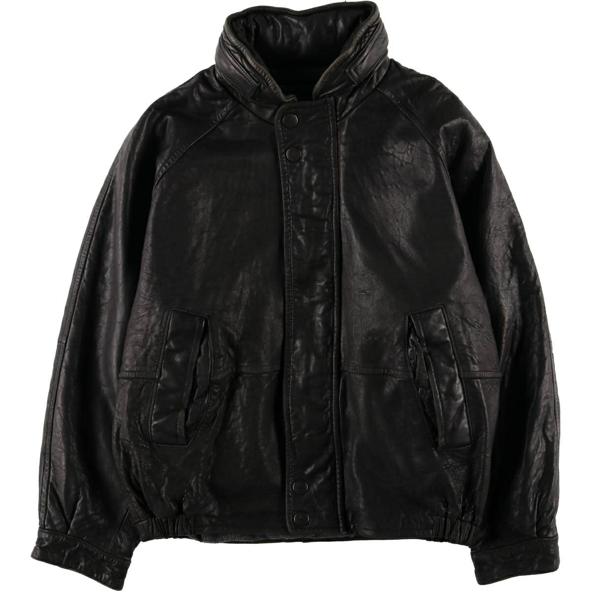 古着 00年代 ギャップ GAP トラッカータイプ レザージャケット メンズM  