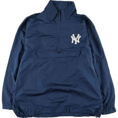 古着 PLO PLAYER MLB NEW YORK YANKEES ニューヨークヤンキース ハーフジップ ナイロンプルオーバー メンズXXL  /eaa444803 【中古】 【240429】 ss2501_50 | 古着屋JAM（ジャム）