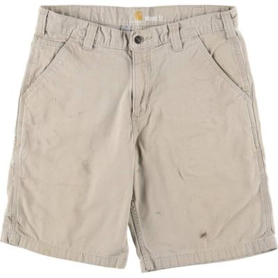 【Relaxed Fit、ワイドシルエット】carharttハーフパンツ古着 古着 カーハート Carhartt RELAXED FIT ダック地 ワークショーツ