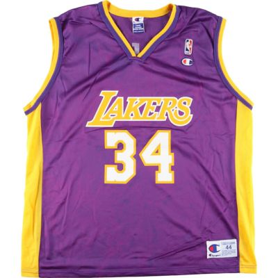 古着 90年代 ミッチェル＆ネス mitchellu0026ness NBA LOS ANGELES LAKERS ロサンゼルスレイカーズ Magic  Johnson マジックジョンソンゲームシャツ レプリカユニフォーム USA製 メンズXL ヴィンテージ /evb000726 【中古】【V2304】  【230409】 【SS2406】 | 古着屋JAM（ジャム）