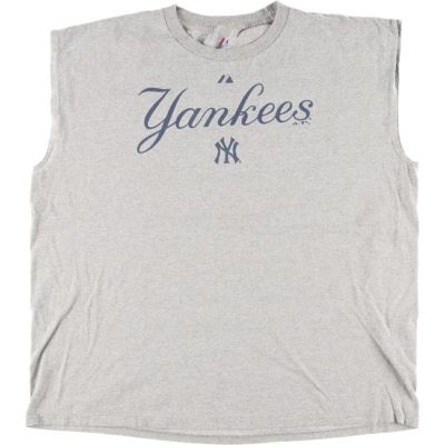 古着 MAJESTIC MLB NEW YORK YANKEES ニューヨークヤンキース ノースリーブTシャツ メンズXXL /eaa436653 【中古】 【240429】 【SS2409_30%】