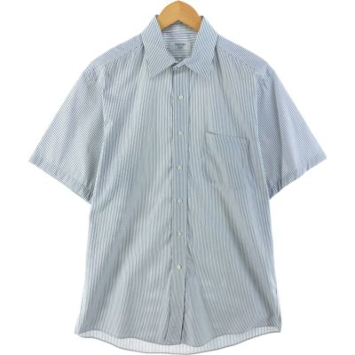 古着 ブルックスブラザーズ Brooks Brothers 346 半袖 ストライプシャツ メンズM相当 /eaa534283 【中古】 【250331】