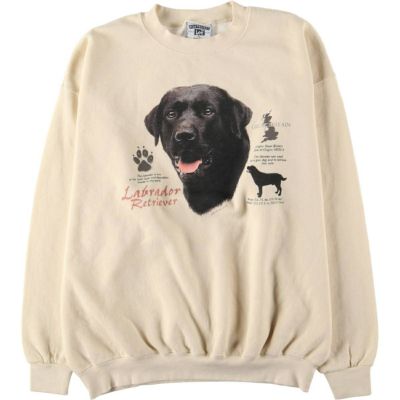 古着 90年代 リー LABRADOR RETRIEVER ラブドールレトリバー 犬柄 アニマル スウェットシャツ トレーナー USA製 メンズXL相当 /eaa532784 【中古】 【250404】