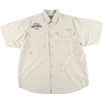 古着 コロンビア Columbia PFG 半袖 フィッシングシャツ メンズXL