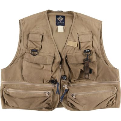 古着 80年代 コロンビア Columbia 紺タグ フィッシングベスト
