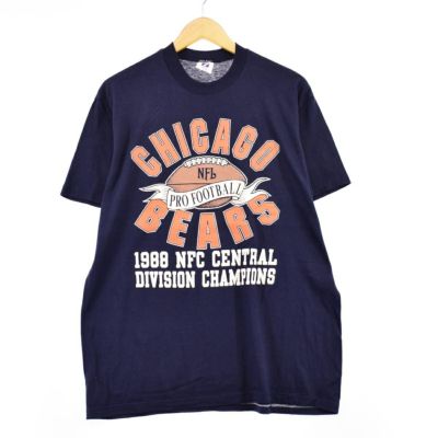 90年代 LOGO7 NFL CHICAGO BEARS シカゴベアーズ スポーツプリントTシャツ USA製 メンズL ヴィンテージ /eaa322404