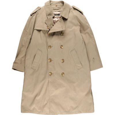 古着 アクアスキュータム Aquascutum トレンチコート カナダ製 メンズL