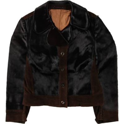 古着 Vera Pelle レザージャケット イタリア製 レディースXL