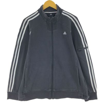 古着 00年代 アディダス adidas フルジップスウェットシャツ トレーナー メンズL相当 /eaa494660 【中古】 【241011】