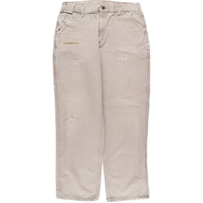 Carhartt ダブルニー　ボロ　雰囲気系　ホワイト USA製 Carhartt ダブルニー カーハート ボロ 雰囲気系 ビッグ