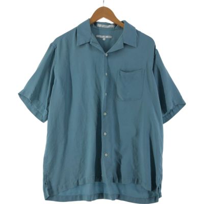 古着 90年代 ペリーエリス PERRY ELLIS 総柄 半袖 オープン