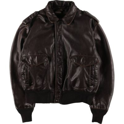 古着 ショット SCHOTT A-2タイプ レザーフライトジャケット USA製 メンズXL相当 /eaa538673 【中古】 【250416】