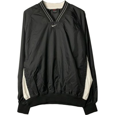 古着 90年代 ナイキ NIKE Vネック ナイロンプルオーバー メンズXL相当