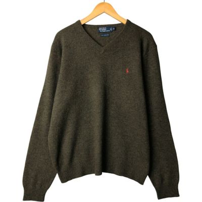 古着 ラルフローレン Ralph Lauren POLO by Ralph Lauren Vネック