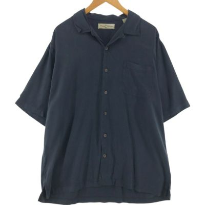 古着 トミーバハマ TOMMY BAHAMA 半袖 オープンカラー シルク