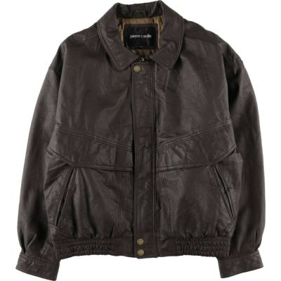 古着 ピエールカルダン Pierre Cardin 中綿入り レザーブルゾンタイプ メンズL相当 /eaa538687 【中古】 【250416】