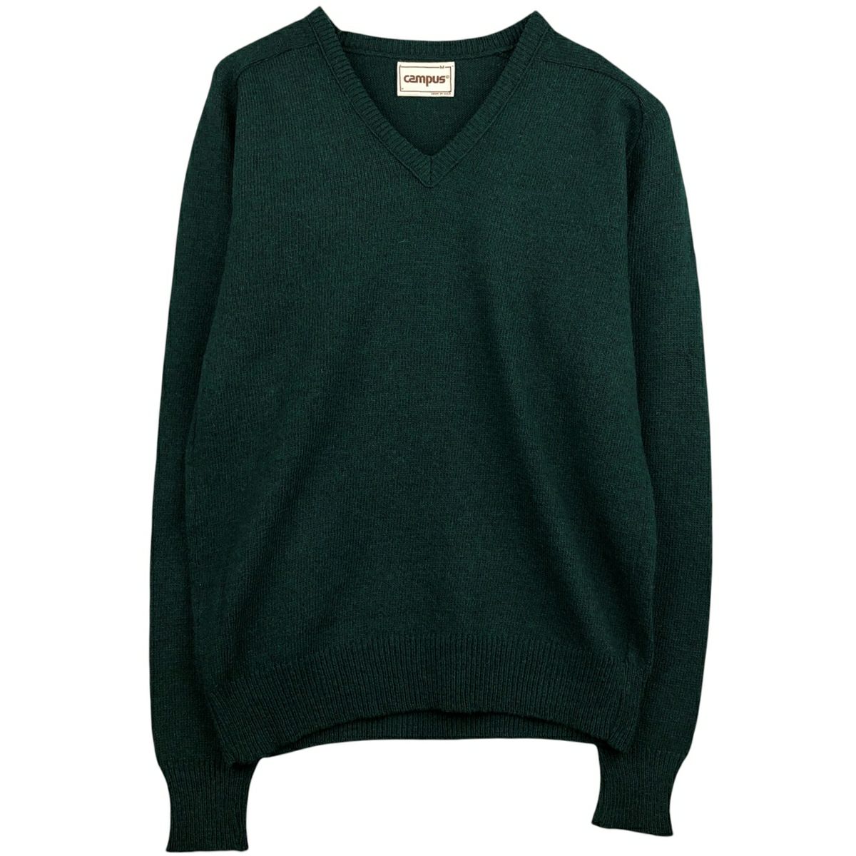 古着 90年代 キャンパス CAMPUS Vネック ラムウールニットセーター USA
