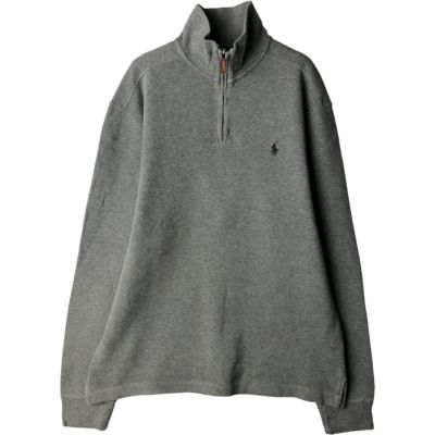 未使用レベル ポロラルフローレン トレーナー ハーフジップ QR 現行 黒 白 楽天市場】ポロ ラルフローレン メンズ ハーフジップ プル