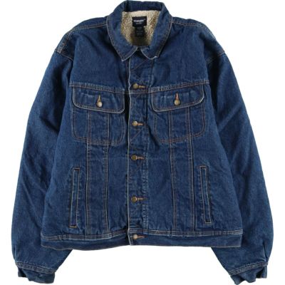 古着 ラングラー Wrangler SPORT デニムボアジャケット メンズXL