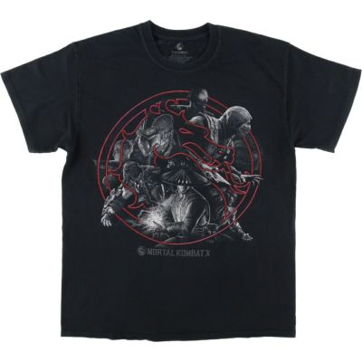 古着 MORTAL KOMBAT モータルコンバット X プリントTシャツ