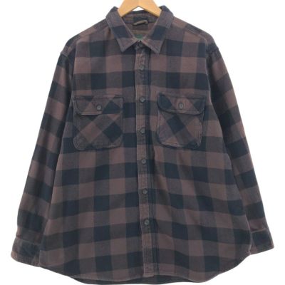 古着 OUTDOORLIFE バッファローチェック 長袖 フランネルチェックシャツ メンズXL相当 /eaa538799 【中古】 【250418】
