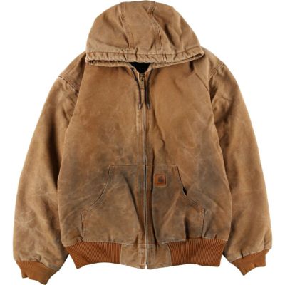 古着 カーハート Carhartt アクティブジャケット ダックフルジップ