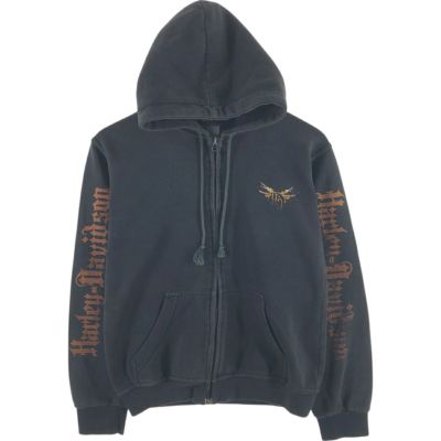 古着 ハーレーダビッドソン Harley-Davidson バックプリント スウェットフルジップパーカー レディースM相当 /eaa515598 【中古】 【250418】 【Elulu/エルル】
