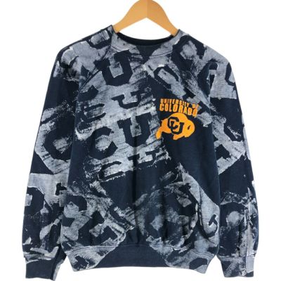 古着 80年代 ヘインズ Hanes 青タグ カレッジスウェットシャツ トレーナー USA製 レディースM相当 ヴィンテージ /eaa520038 【中古】 【250418】 【Elulu/エルル】
