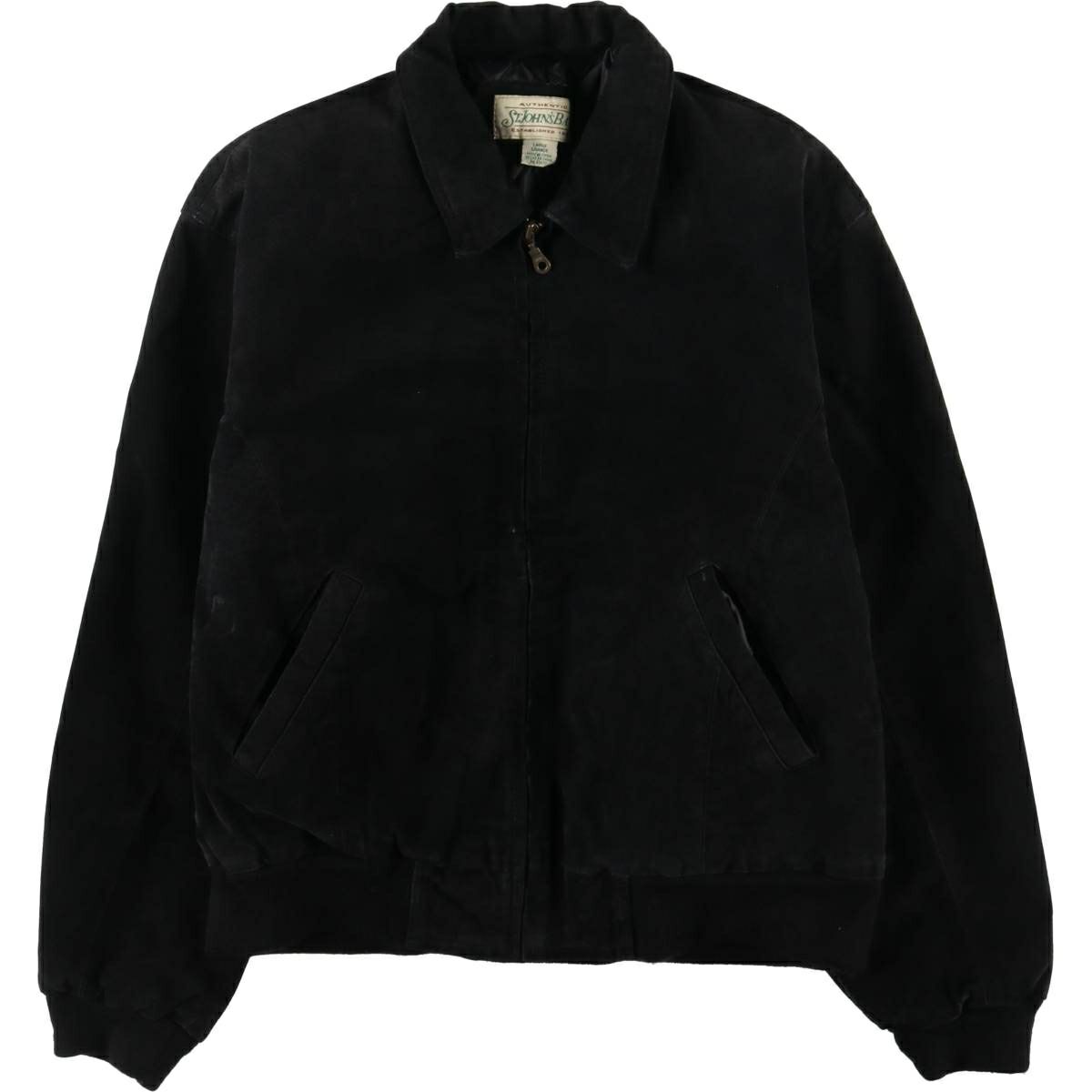 古着 セントジョンズベイ ST.JOHNS BAY スエードレザーブルゾン メンズ