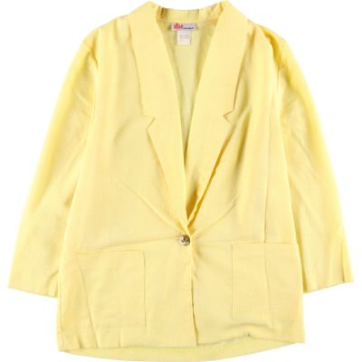 古着 JbJ SPORTSWEAR イージージャケット テーラードジャケット USA製 レディースL相当 /eaa539843 【中古】 【250419】 【ADEL/アデル】