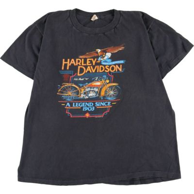 90年代 ハーレーダビッドソン Harley-Davidson 3D EMBLEM モーターサイクル バイクTシャツ USA製 メンズL ヴィンテージ /evb000730evb000730取扱店